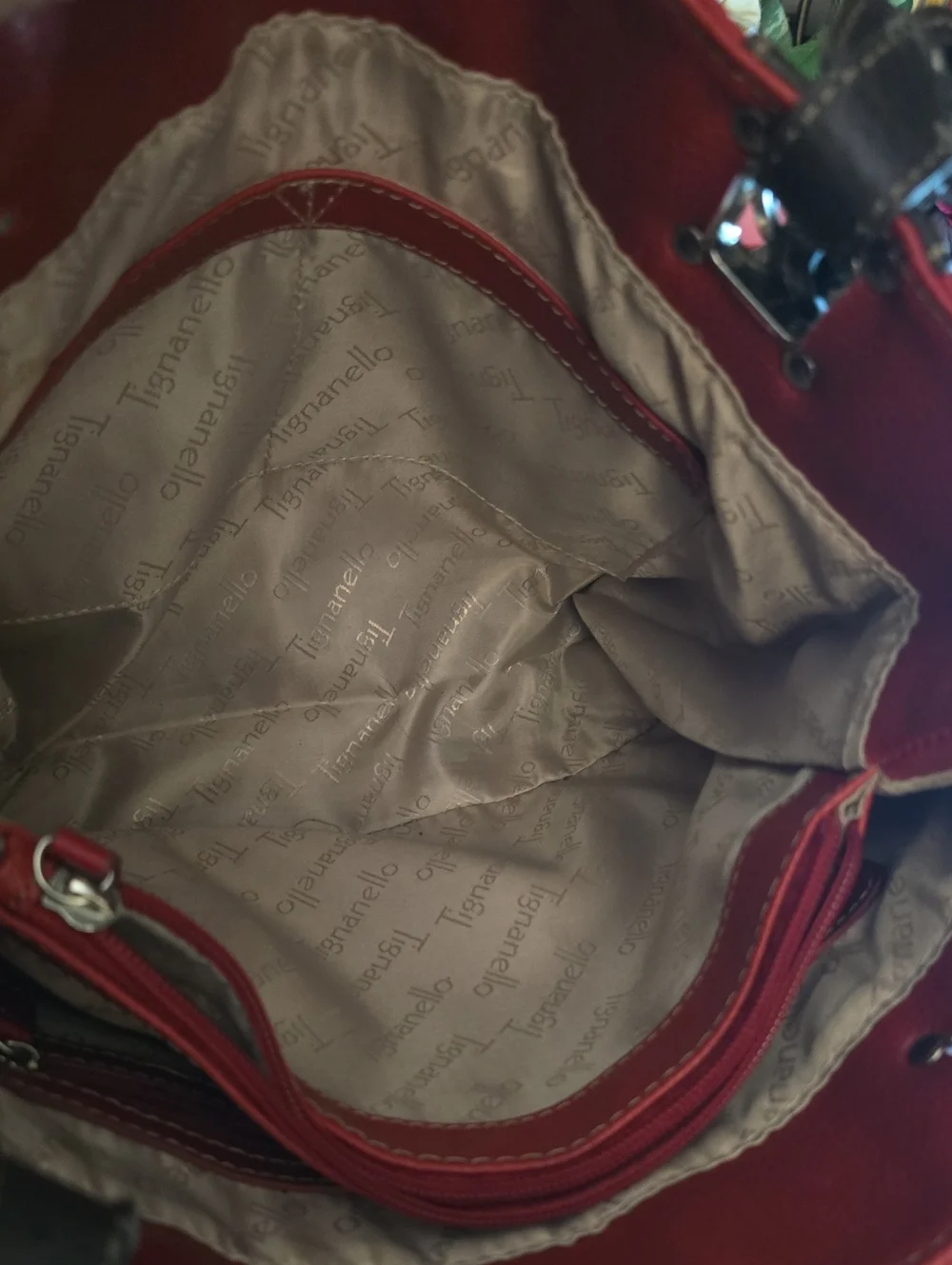 Tignanello Genuine Leather Shoulder Bag
